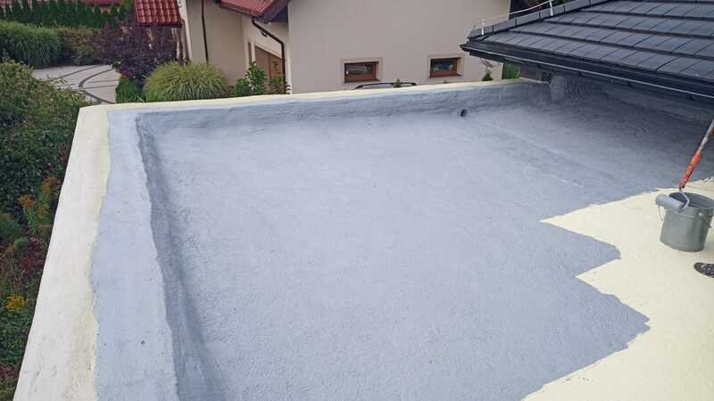 Hydro- i termoizolacja dachu nad garażem – Karczowiska