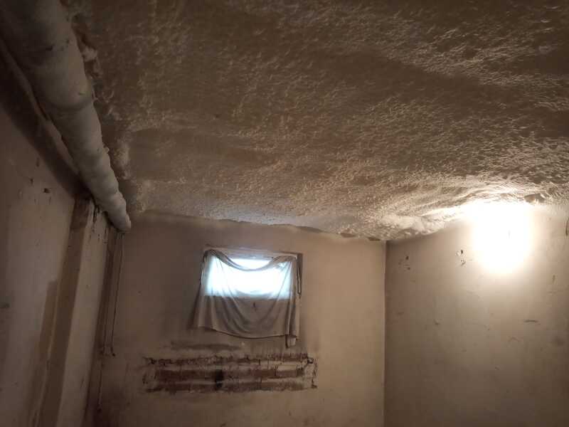 Izolacja stropu piwnicy pianką PUR Polkowice